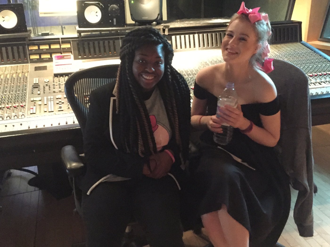 Student songwriters Daniella Bernard and Grace Hynds