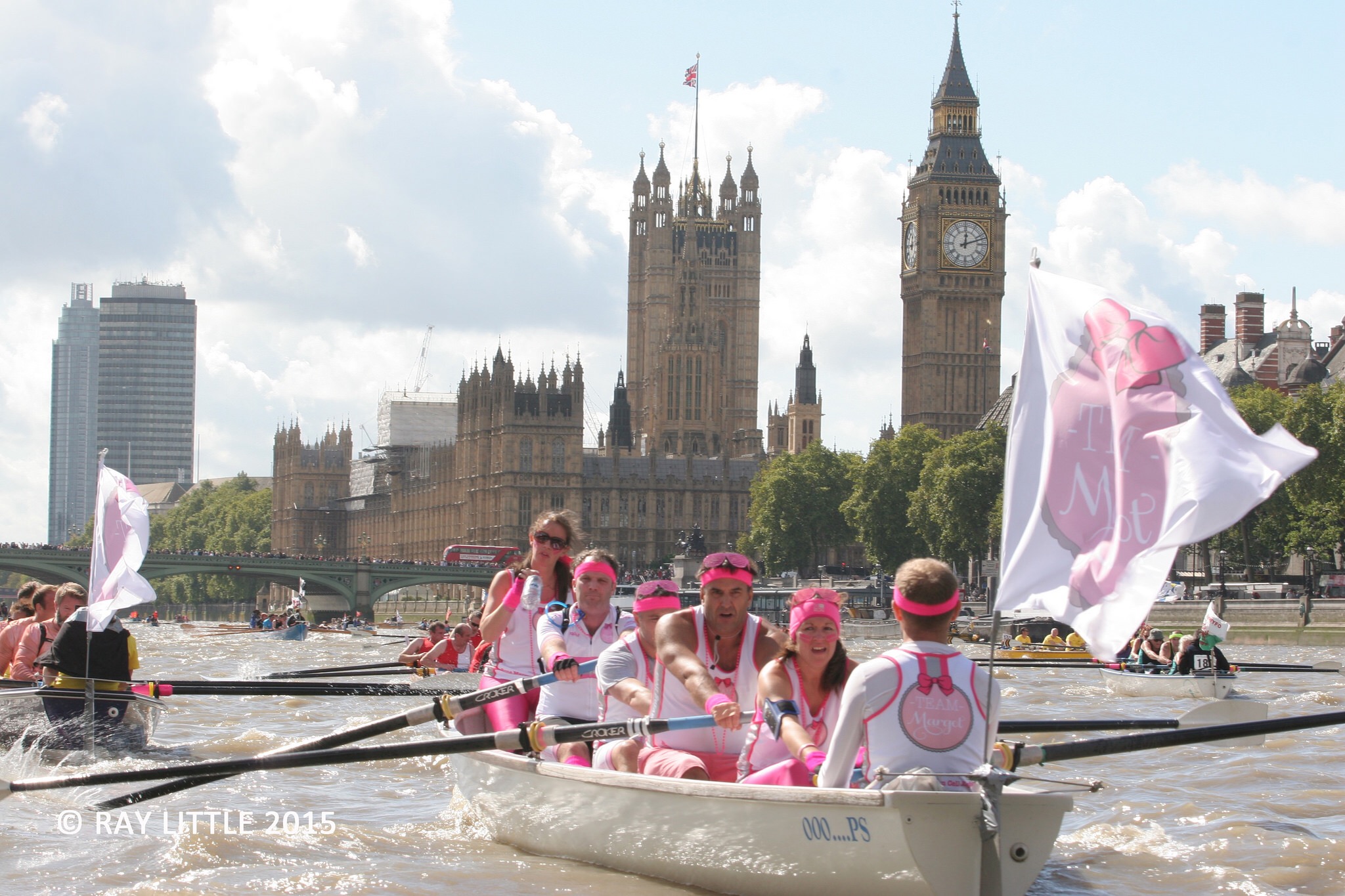 Team Margot at the Great River Race.