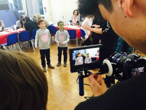 Margot's brothers, Oscar & Rufus are interviewed at the Crouch End Donor Registration Event last weekend 