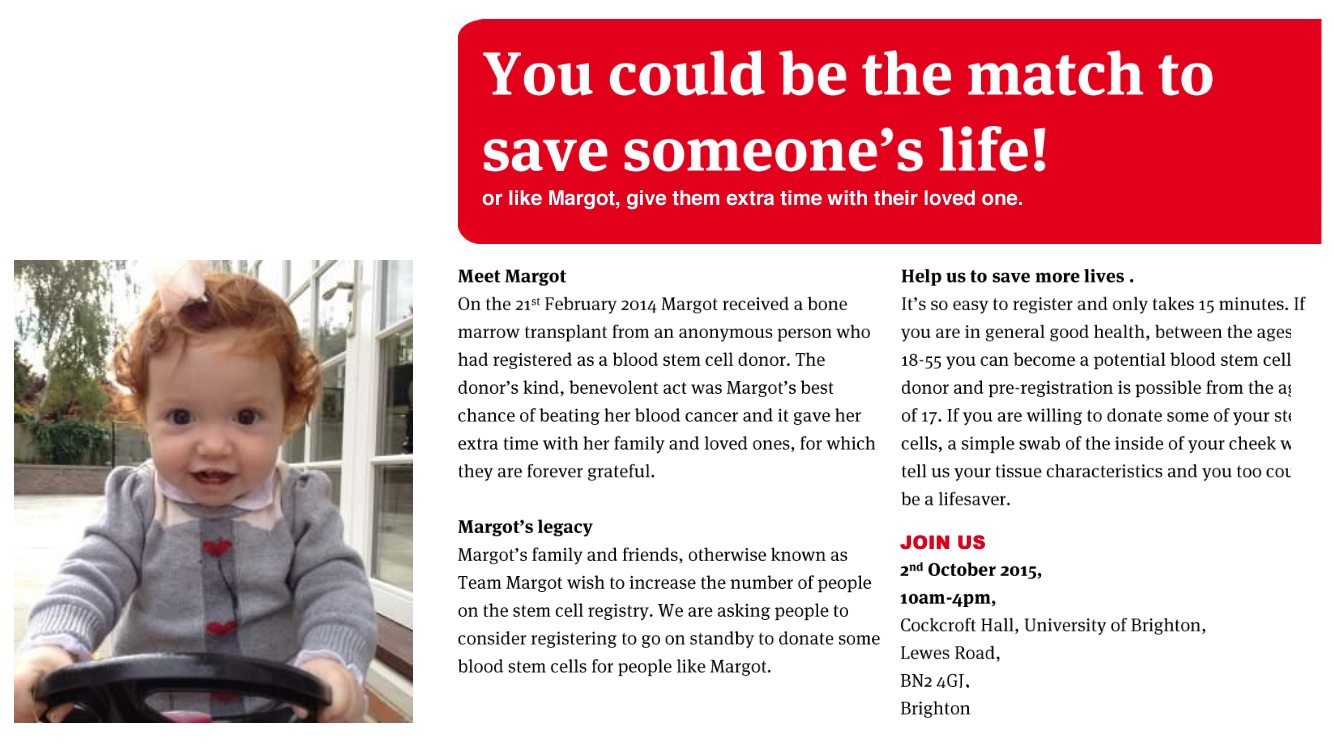 Volunteers needed on 2 October in Brighton