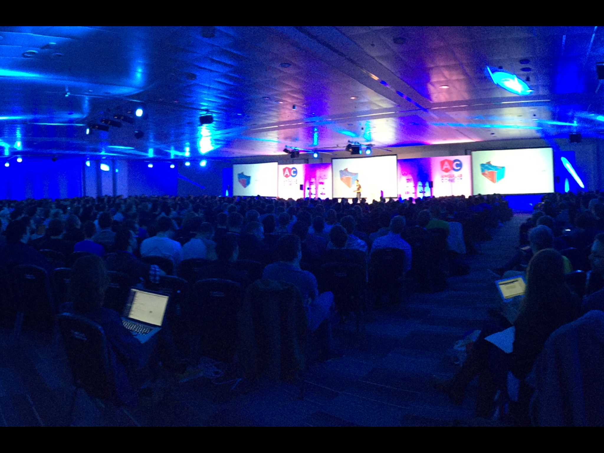 At Excel, London earlier this week…
