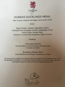 The Dundas Arms is part of the Epicurean Collection - not sure if you can make out the small print at the botton of the menu