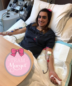 Rajbinder, donating her peripheral blood stem cells