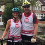 Caz and Ben for signing up to cycle Prudential Ride London on 30 July