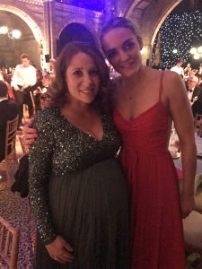 Vicki with Katharina Harf, co-founder of DKMS at The Big Love Ball