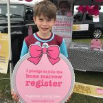 West Ham supporter Robbie McCutcheon 12 joined us earlier today with his mum Ali who is already on the bone marrow register