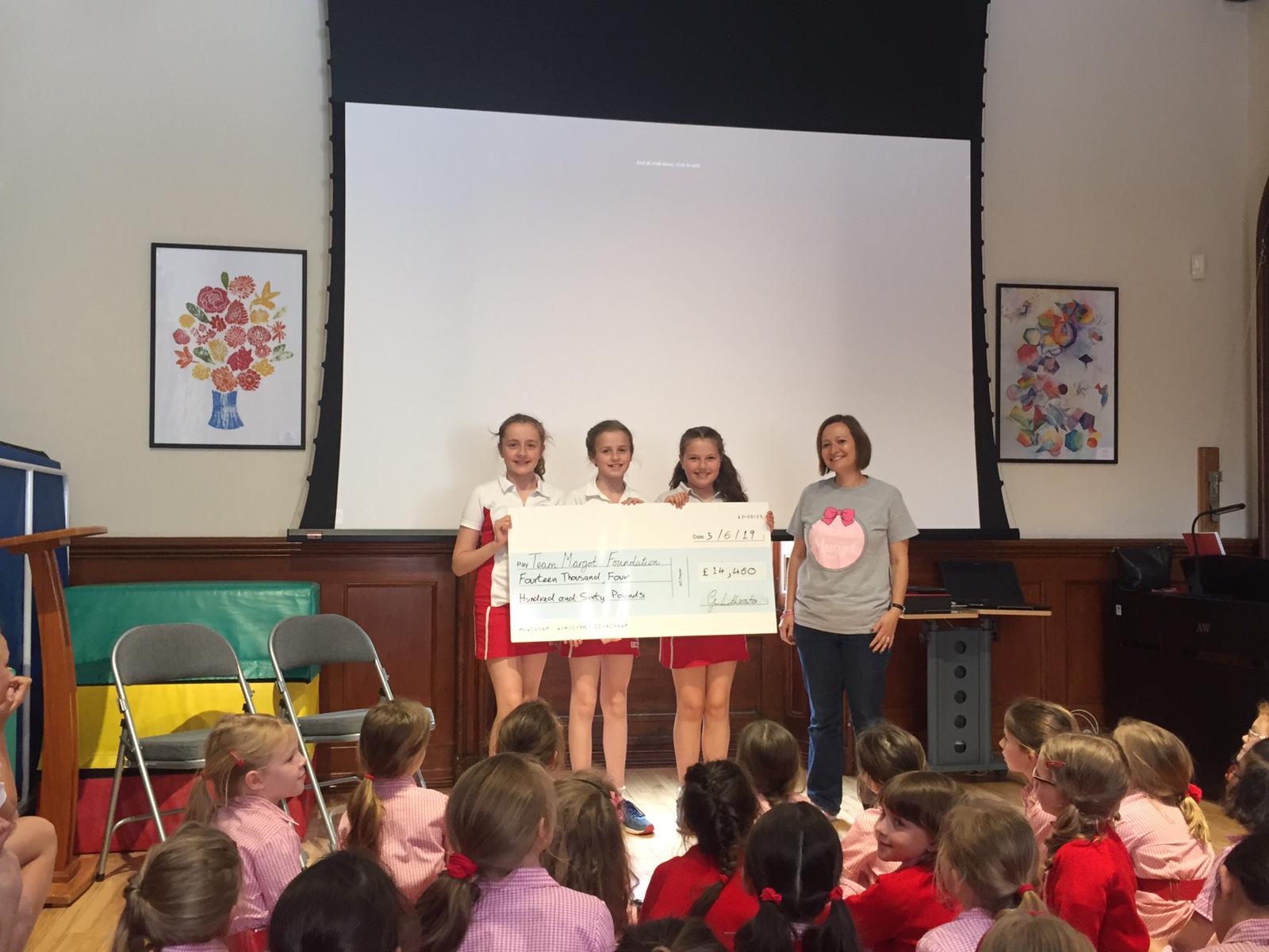 Another massive thank you to Old Vicarage School