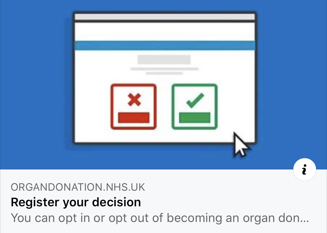 Register your decision & tell your loved ones