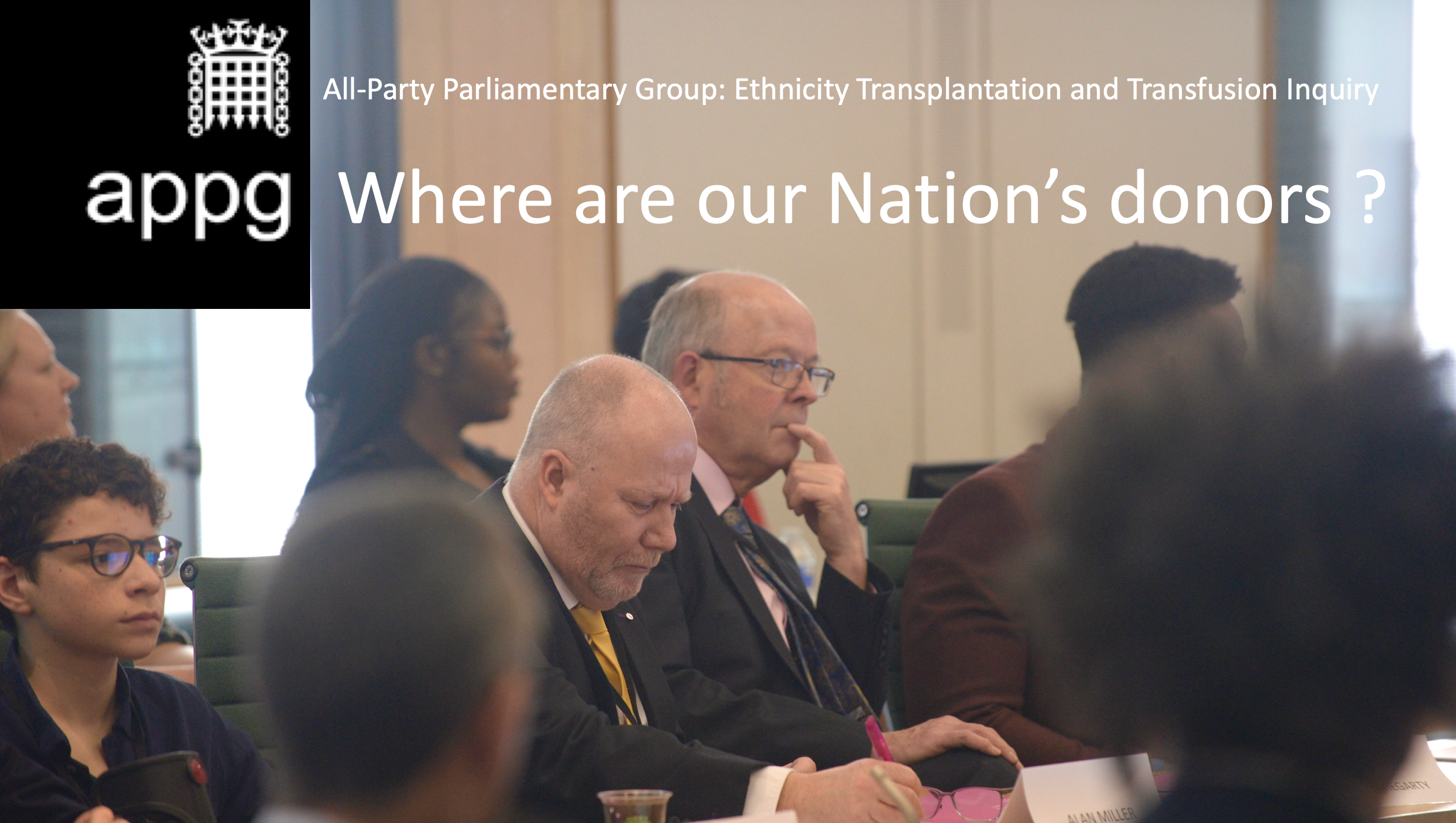 APPG Witness evidence sessions available to watch online